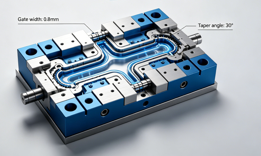 Gate Design Optimization for High Precision Injection Molding